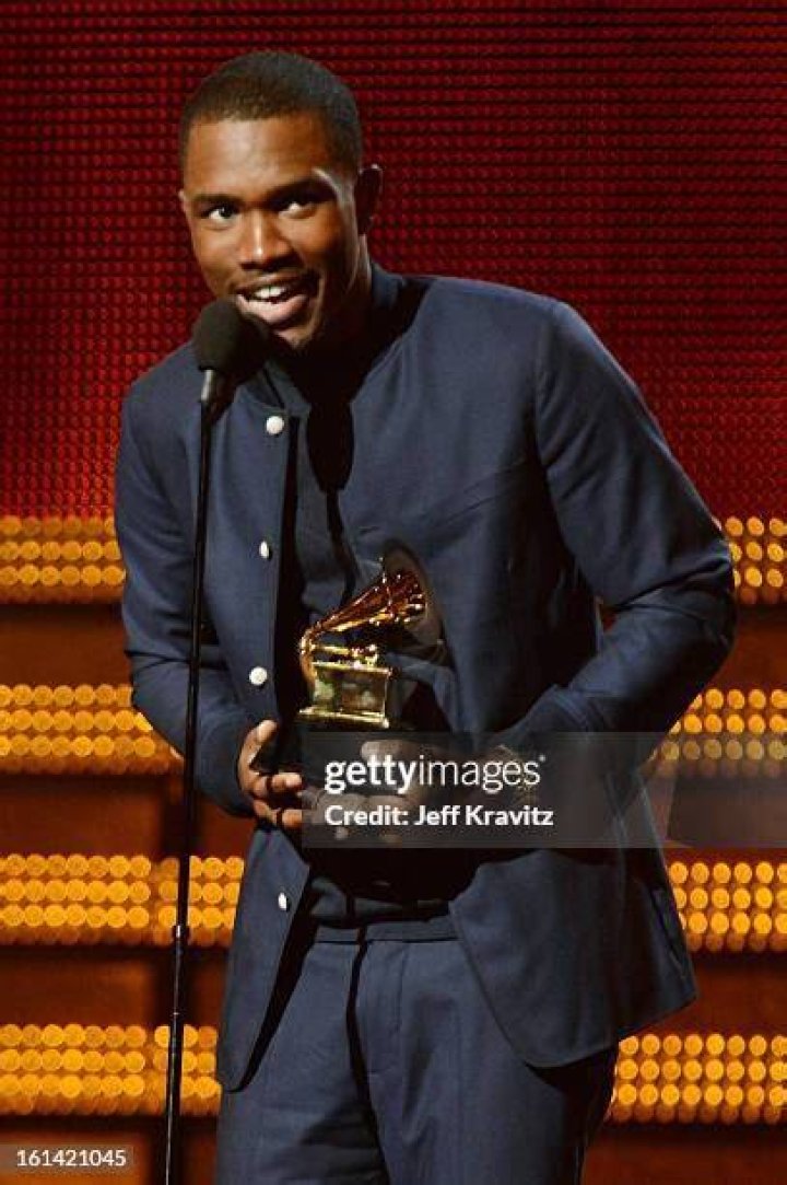 Frank Ocean at the 55th Annual Grammy Awards