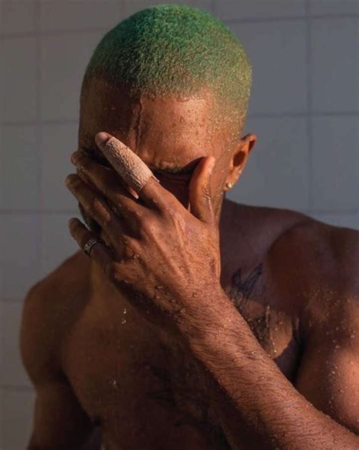Frank Ocean at the Louis Vuitton show