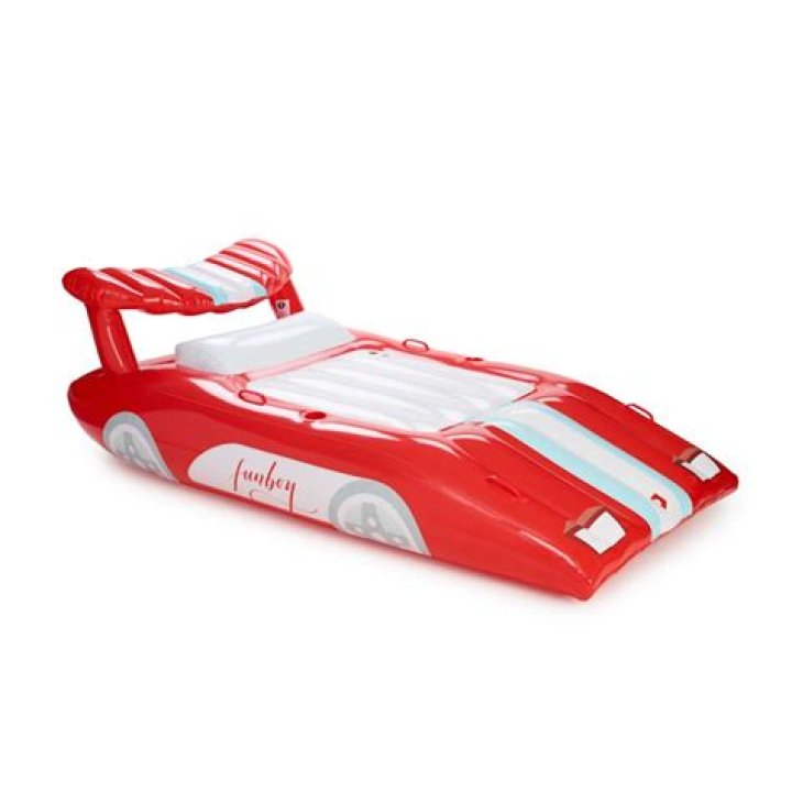 FunBoy Red Sports Car Float, $79, Funboy.com