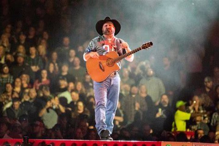 Garth Brooks Performing At The CMA Awards