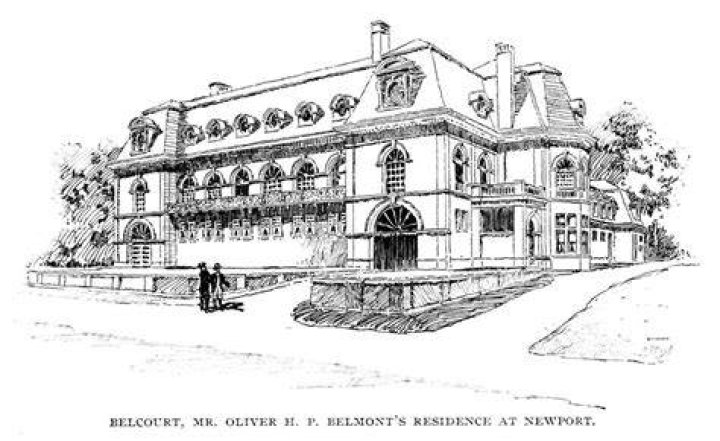 General views of Belcourt Mansion in Newport, Rhode Island where preparations for Jennifer Lawrence's wedding are in full swing. The Oscar winner is reportedly getting married here tomorrow to Cooke Maroney. 18 Oct 2019 Pictured: Belcourt Mansion. Photo credit: Richard Harbus / MEGA TheMegaAgency.com +1 888 505 6342 (Mega Agency TagID: MEGA530161_007.jpg) [Photo via Mega Agency]