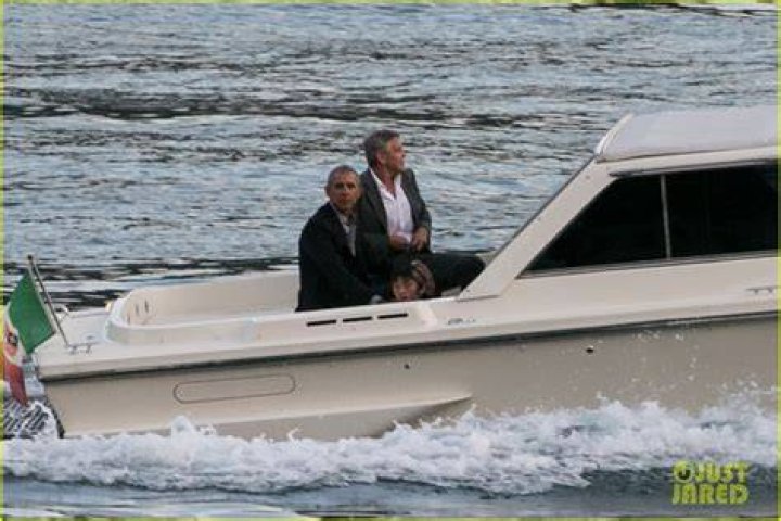 George Clooney and Barack Obama are seen at Lake Como on June 23, 2019 in Cernobbio, Lake Como, Italy. Pictured: George Clooney and Barack Obama Ref: SPL5099854 230619 NON-EXCLUSIVE Picture by: SplashNews.com Splash News and Pictures Los Angeles: 310-821-2666 New York: 212-619-2666 London: 0207 644 7656 Milan: 02 4399 8577 World Rights, No France Rights, No Italy Rights, No Switzerland Rights