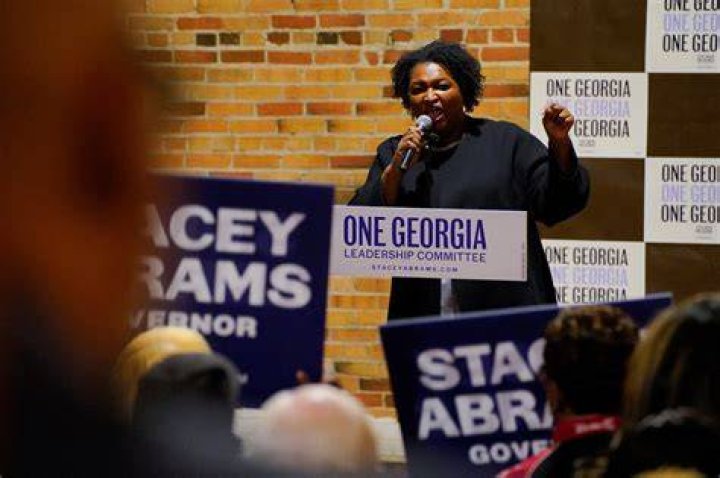 Georgia Democratic gubernatorial candidate Stacey Abrams participates in a debate against Stacey Evans, in Atlanta Gubernatorial Debates Georgia, Atlanta, USA - 20 May 2018