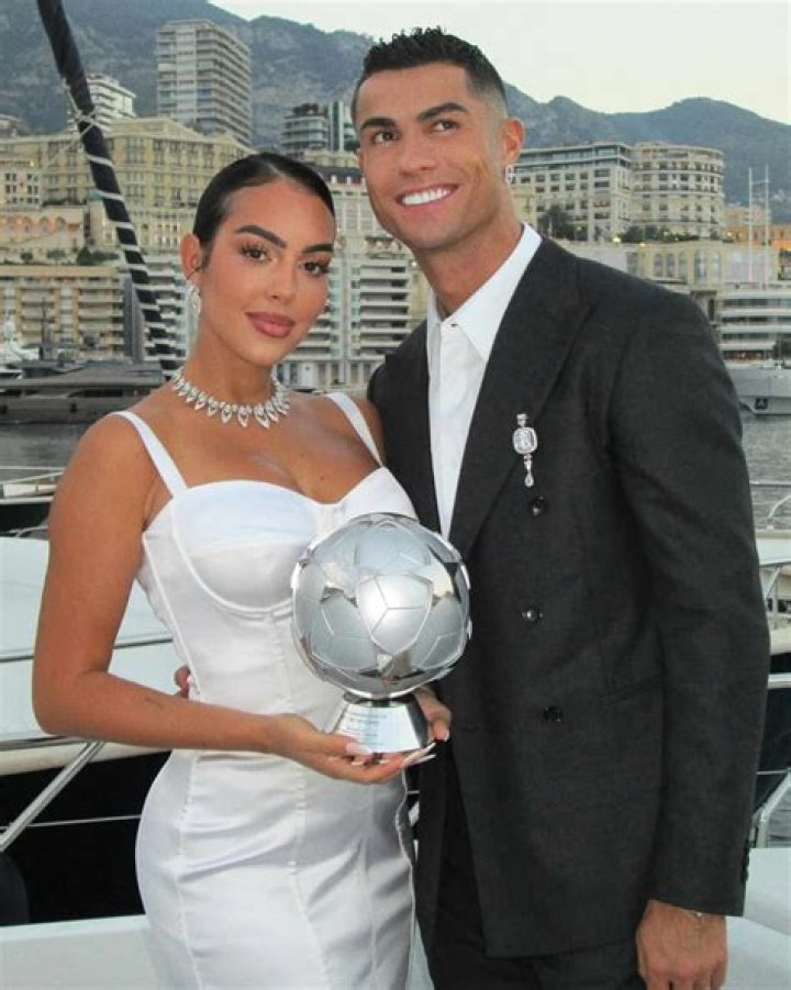 Georgina Rodriguez & Cristiano Jr. Watch Dad