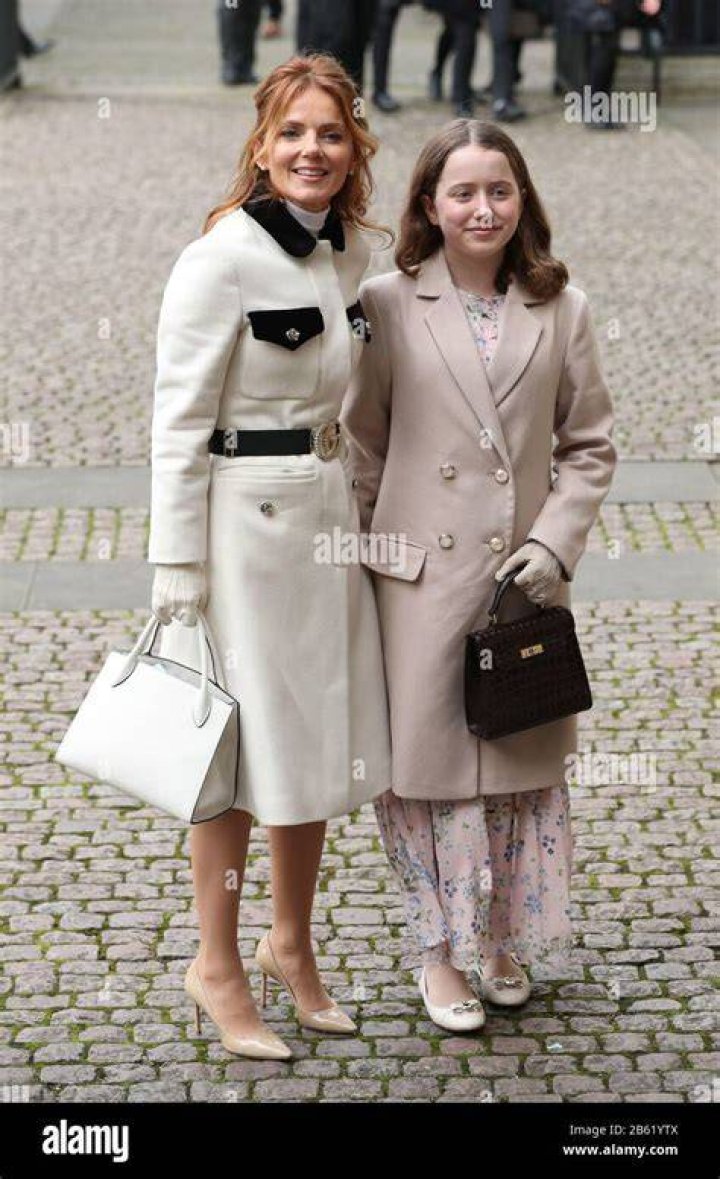Geri Halliwell and Bluebell Halliwell