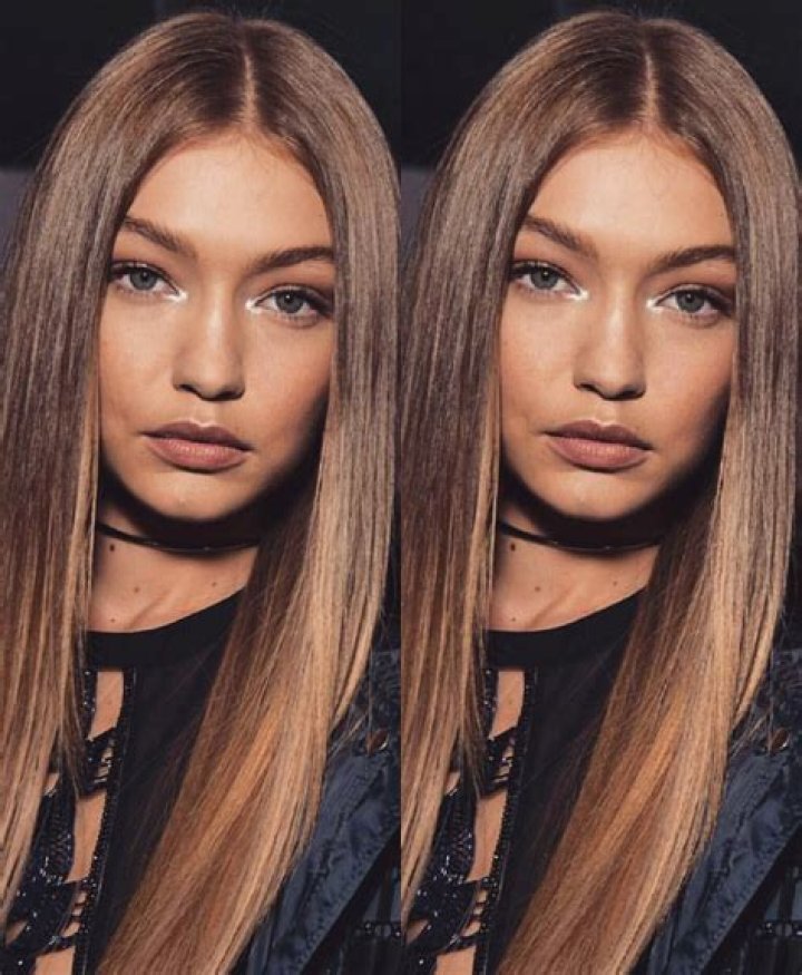 Gigi Hadid In A Brown Bikini