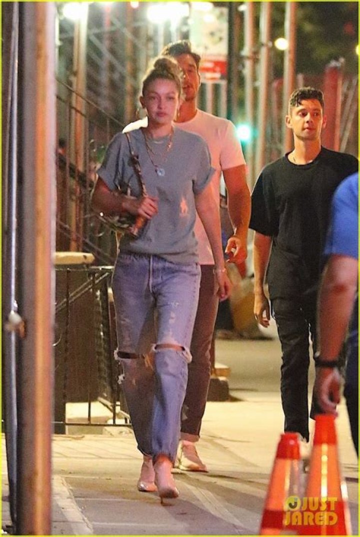 Gigi Hadid & Tyler Cameron Outside NYC Restaurant