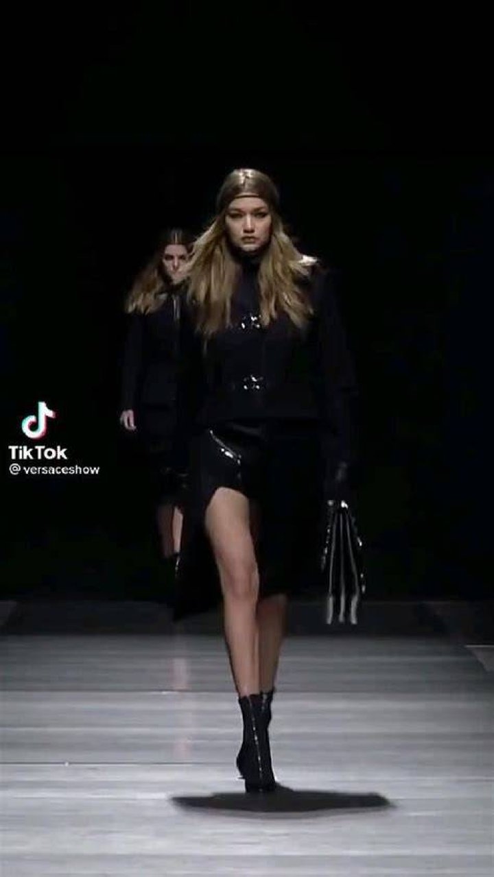 Gigi Hadid walking