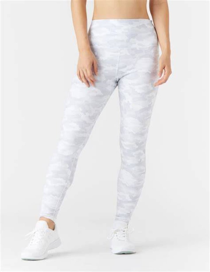 Glyder High Power Legging Print &ndash; H2O Camo, $78, glyderapparel.com