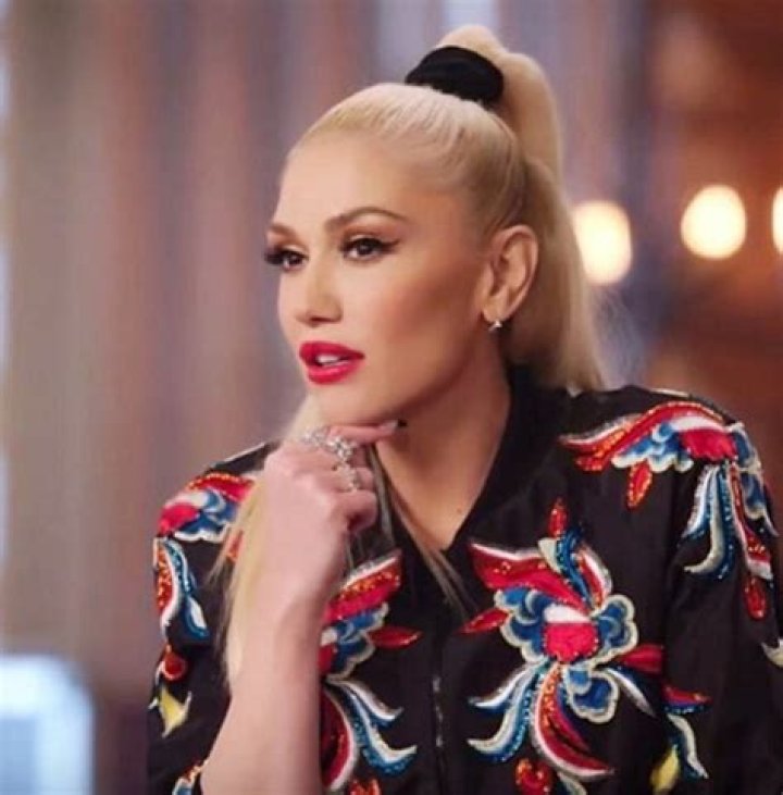 Gwen Stefani Half Ponytail Hairstyle
