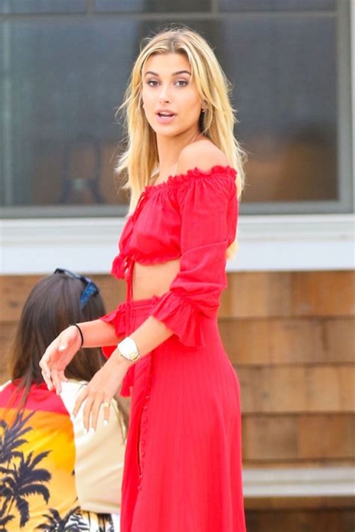 Hailey Baldwin At The REVOLVE Festival During Coachella 2017