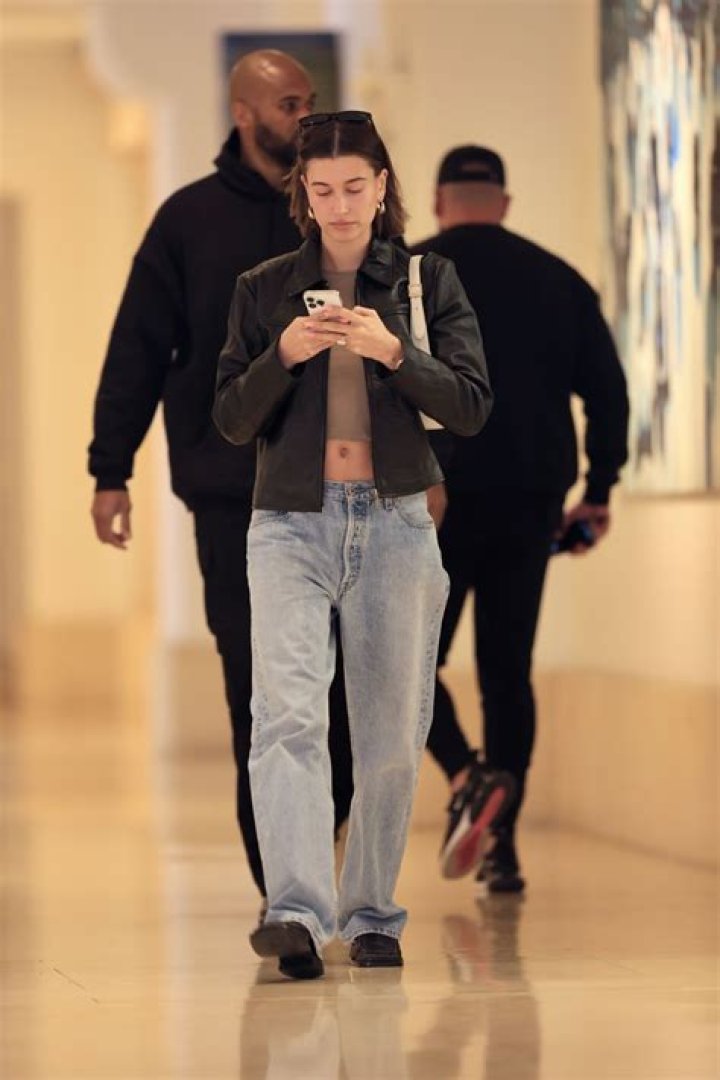 Hailey Baldwin leaves a meeting in LA