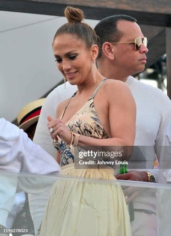 Hallandale Beach, FL - Jennifer Lopez, Alex Rodriguez and the kids attend the 2020 Pegasus World Cup Championship at David Grutman's LIV Stretch Village held at Gulfstream Park Racing and Casino in Hallandale Beach. Pictured: Jennifer Lopez, Emme Maribel Muniz BACKGRID USA 25 JANUARY 2020 BYLINE MUST READ: MediaPunch / BACKGRID USA: +1 310 798 9111 / UK: +44 208 344 2007 / *UK Clients - Pictures Containing Children Please Pixelate Face Prior To Publication*