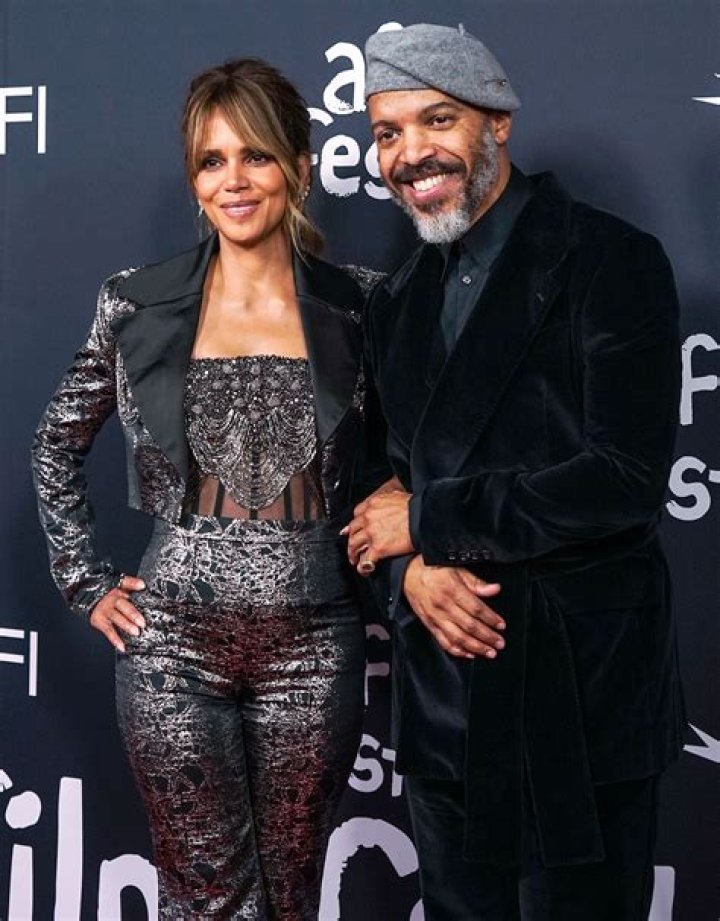 Halle Berry, right, and Van Hunt arrive at the fourth annual Celebration of Black Cinema & Television at the Fairmont Century Plaza Hotel, in Los Angeles Fourth Annual Celebration of Black Cinema & Television, Los Angeles, United States - 06 Dec 2021