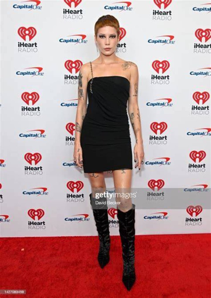 Halsey arrives at the iHeartRadio Music Awards, at the Shrine Auditorium in Los Angeles 2022 iHeartRadio Music Awards - Arrivals, Los Angeles, United States - 22 Mar 2022