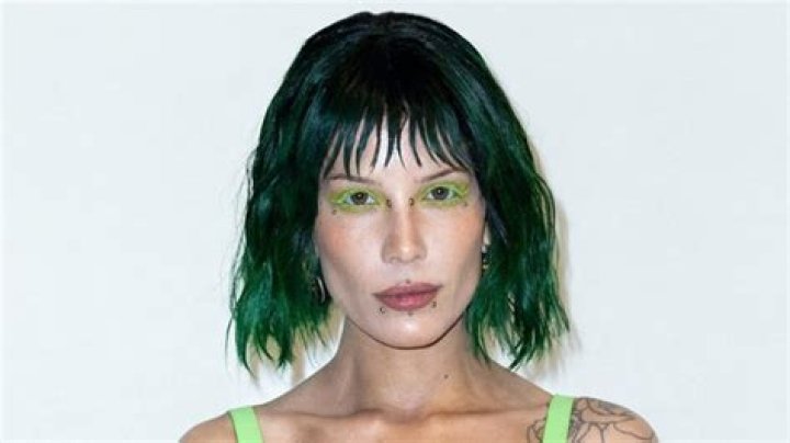 halsey green hair