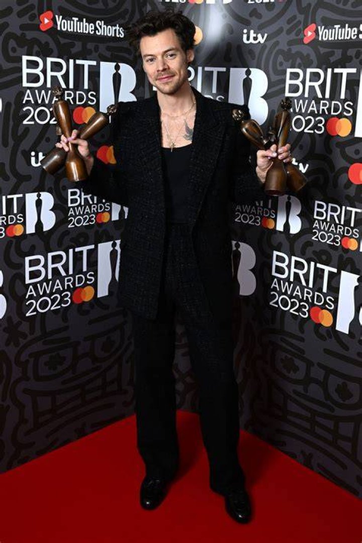 Harry Styles The Brit Awards, Arrivals, O2 Arena, London, Britain - 19 Feb 2014