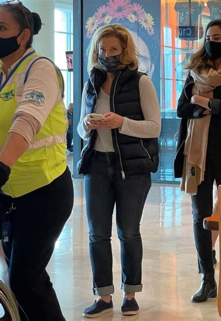Heidi Cruz is seen at the airport