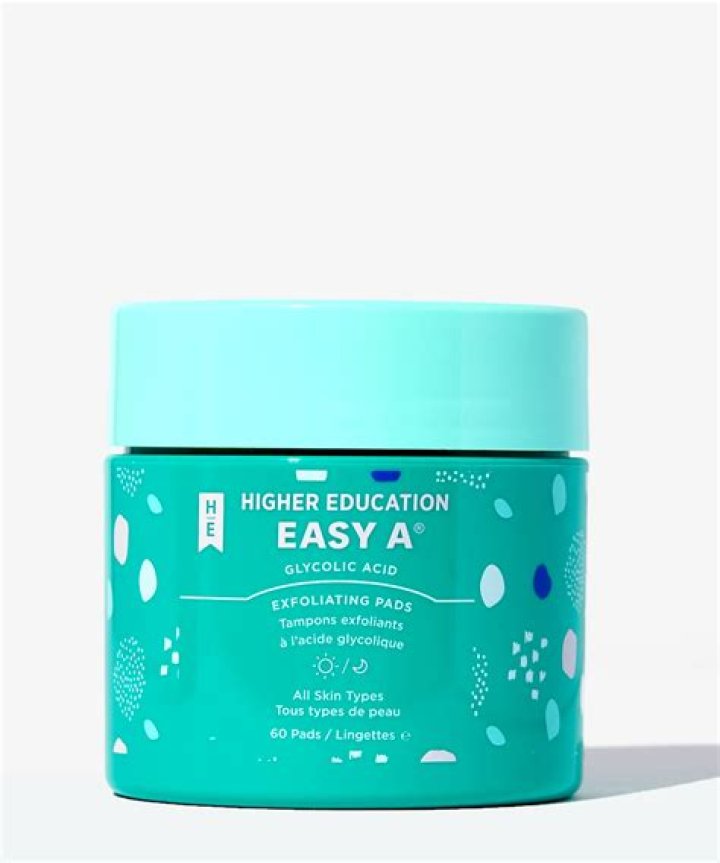 Higher Education Skincare Easy A Toner Pads, $24, highereducationskincare.com
