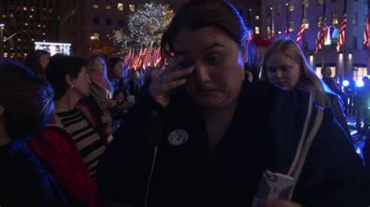 Hillary Clinton Supporters Watch Results Come In