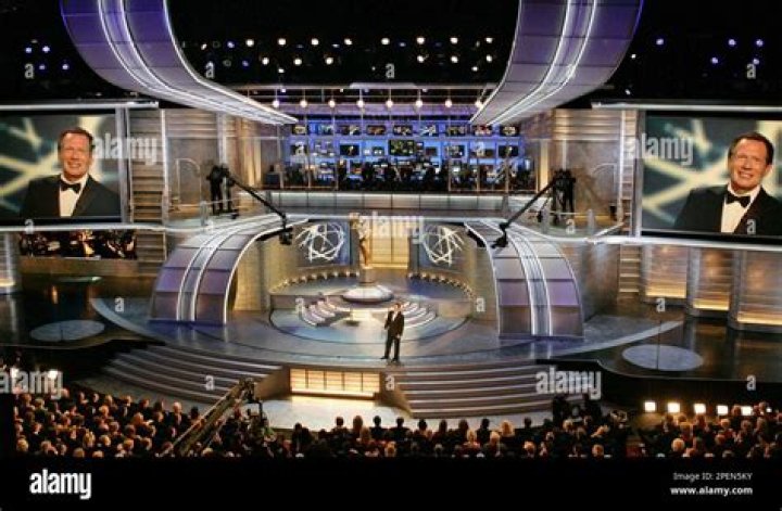 Host Garry Shandling delivers his opening monologue at the 56th Annual Primetime Emmy Awards, at the Shrine Auditorium in Los Angeles EMMYS, LOS ANGELES, USA
