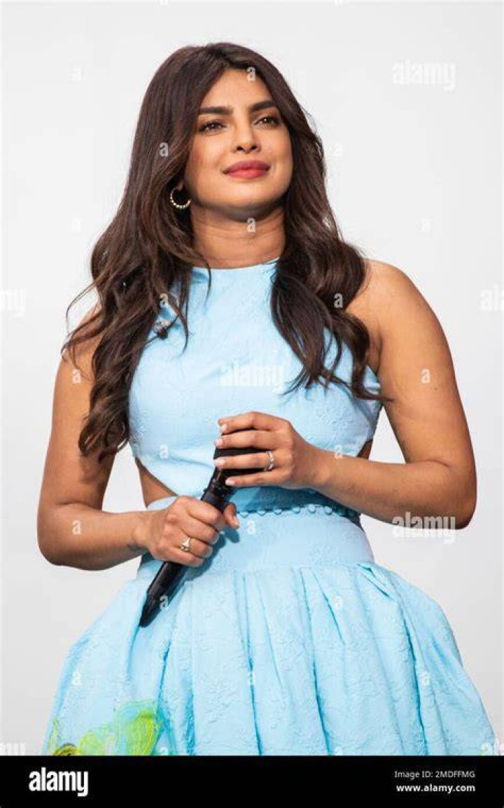 Host Priyanka Chopra speaks to the audience at the Global Citizen Live concert in Paris 2021 Global Citizen Live - , Paris, France - 25 Sep 2021