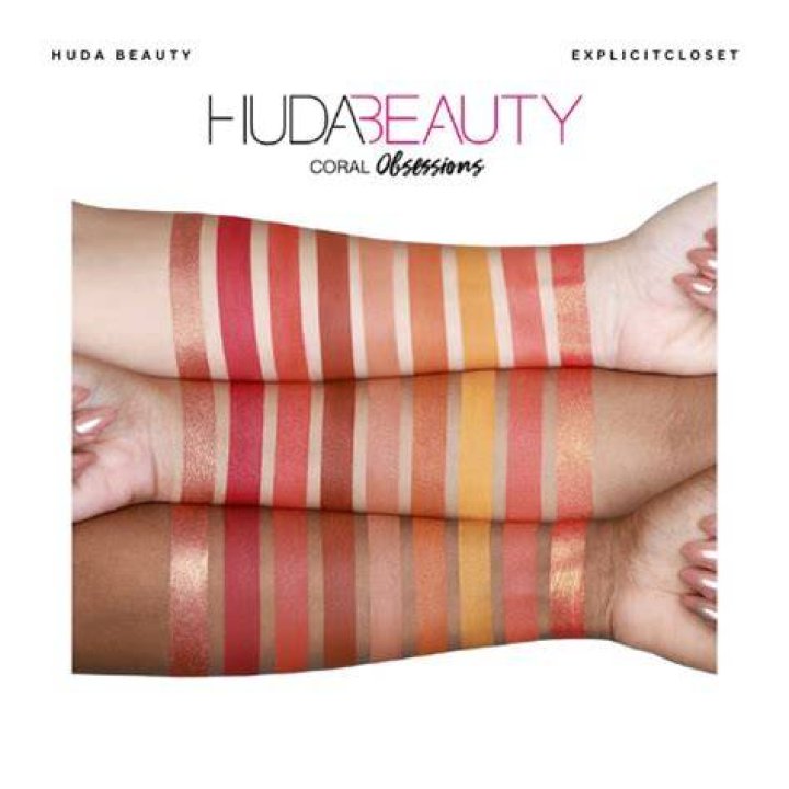 Huda Beauty Coral Obsession Mini Eyeshadow Palette