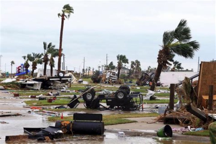 Hurricane Harvey Hurricane Harvey Aftermath, La Grange, USA &ndash; 28 Aug 2017