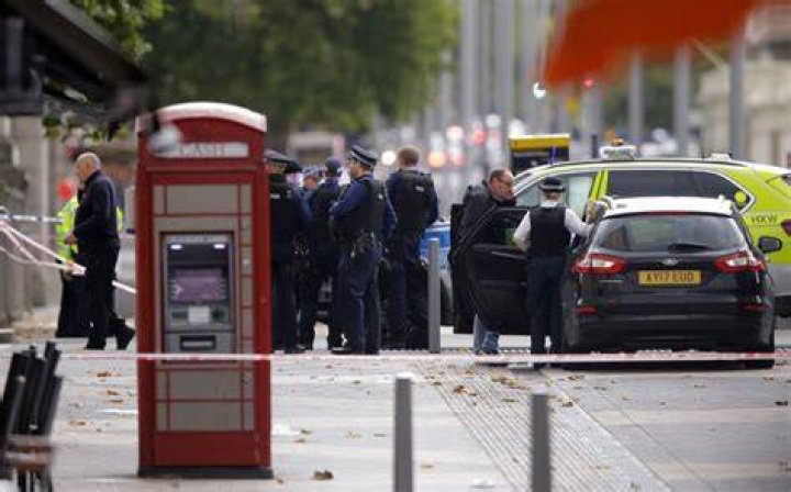 Incident outside the London Natural History Museum