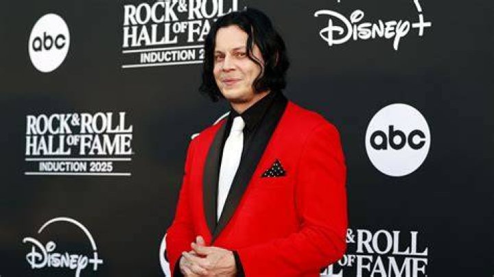 JACK WHITE OF WHITE STRIPES GIG ON THE GREEN, GLASGOW, SCOTLAND, BRITAIN - 25 AUG 2002