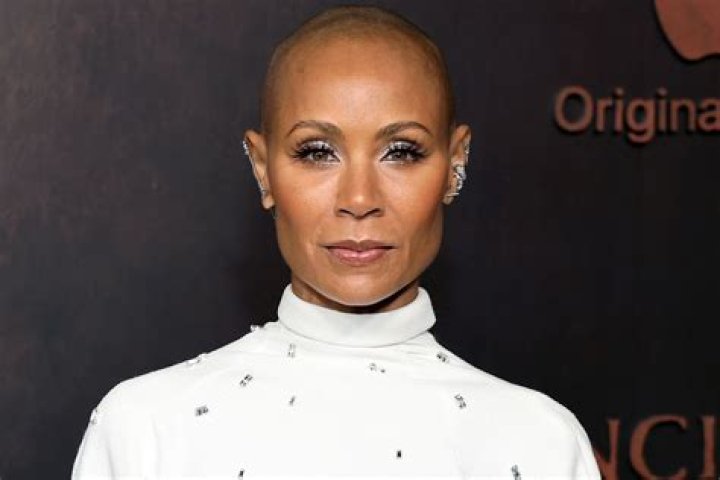 Jada Pinkett Smith at the ANGEL HAS FALLEN World Premiere held at the Regency Village Theatre in Westwood, CA on Tuesday, August 20, 2019. (Photo By Sthanlee B. Mirador/Sipa USA)(Sipa via AP Images)
