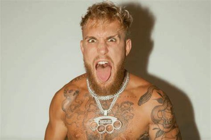 Jake Paul wearing a mask