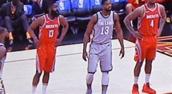 James Harden Facing Tristan Thompson