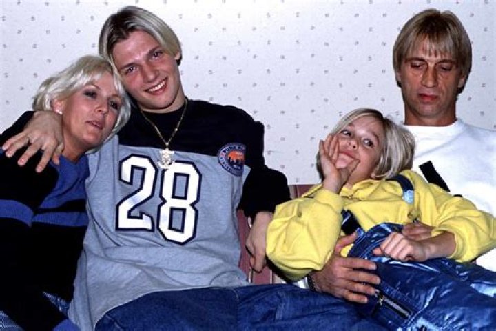 Jane Carter, Nick Carter and Aaron Carter 'As Long As You Love Me' music video, Los Angeles, America - Jun 1997 Backstreet Boys - 1990s