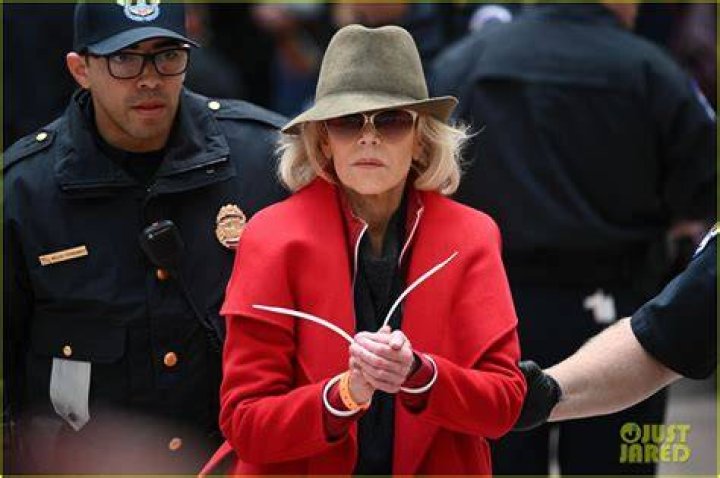 Jane Fonda gets arrested in Washington D.C. as she protests