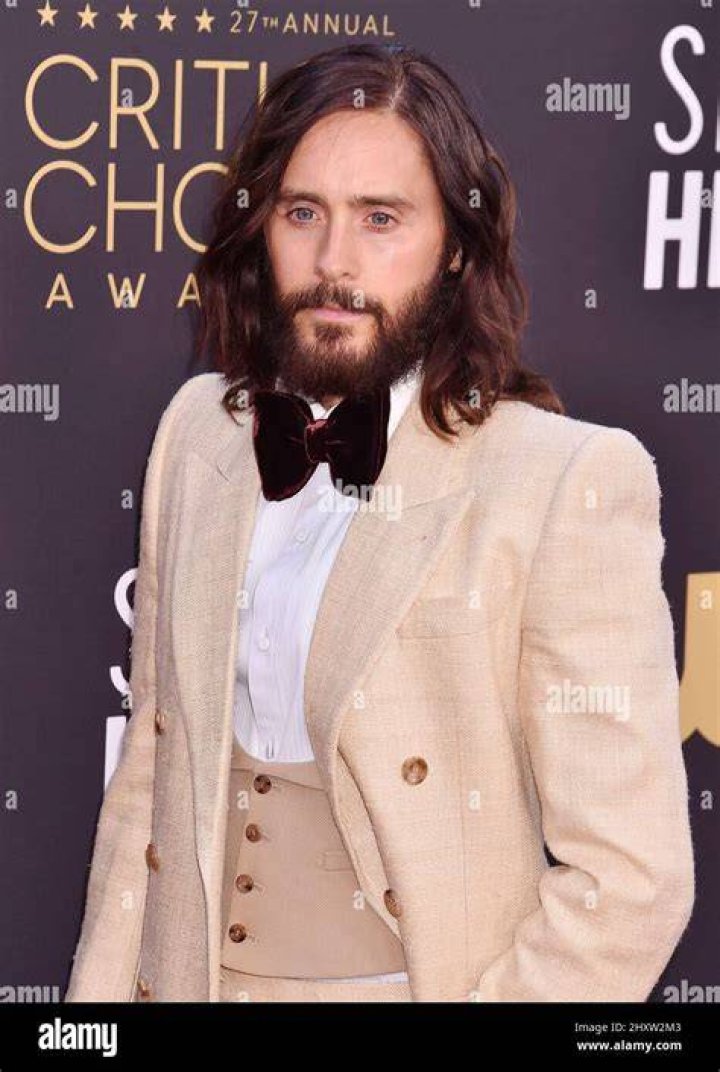 Jared Leto 27th Critics' Choice Awards, Arrivals, Los Angeles, California, USA - 13 Mar 2022