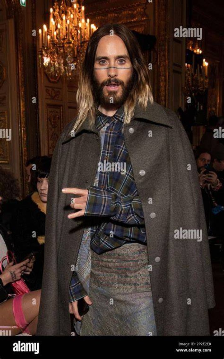 Jared Leto At Vivienne Westwood