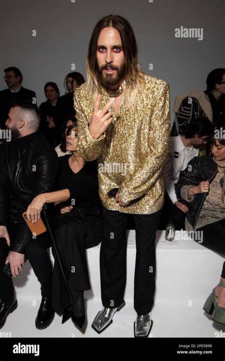 Jared Leto attends the Givenchy Fall/Winter 2023-2024 ready-to-wear collection presented in Paris Fashion Givenchy F/W 23-24 Photo Call, Paris, France - 02 Mar 2023