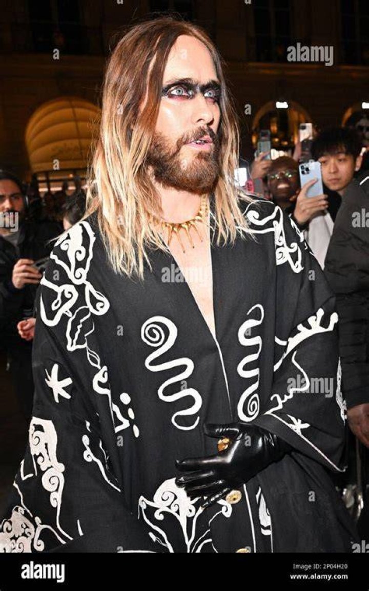 Jared Leto Schiaparelli show, Arrivals, Autumn Winter 2023, Paris Fashion Week, France - 02 Mar 2023