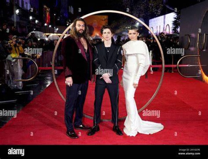 Jason Momoa, Zendaya and Timothee Chalamet 'Dune' film premiere, London, UK - 18 Oct 2021