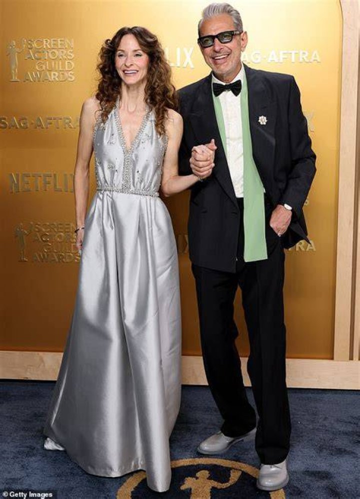 Jeff Goldblum & his wife
