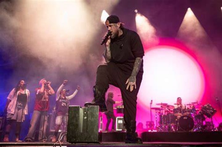 Jelly Roll performs at the Louder Than Life Music Festival at the Kentucky Exposition Center, in Louisville, Ky 2022 Louder Than Life Music Festival - Day Four, Louisville, United States - 25 Sep 2022