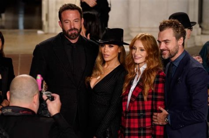Jennifer and Ben at a fashion event