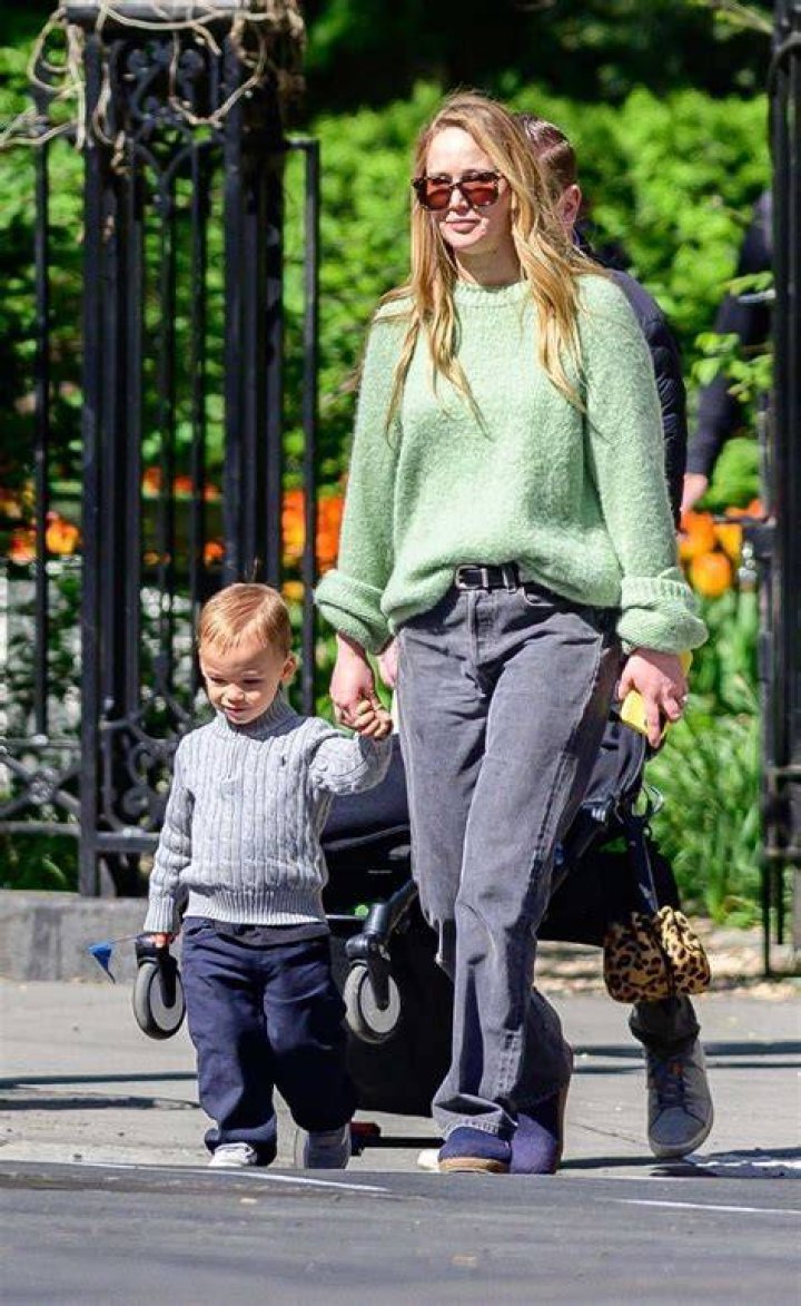 Jennifer Lawrence & her son