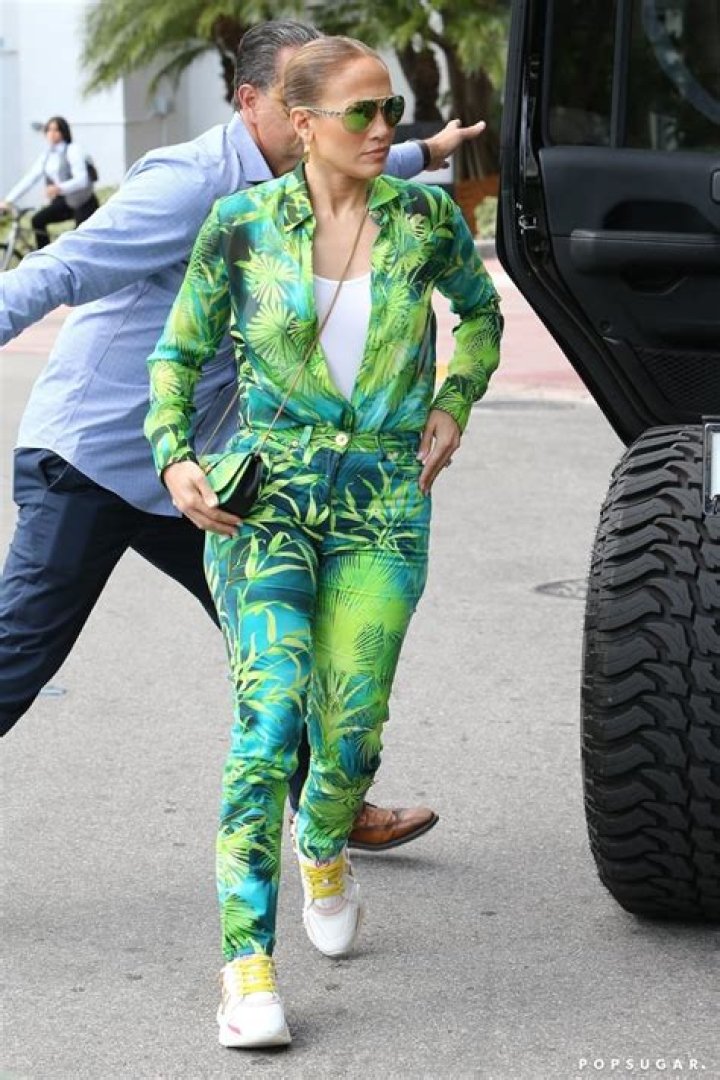 Jennifer Lopez In Jungle-Print