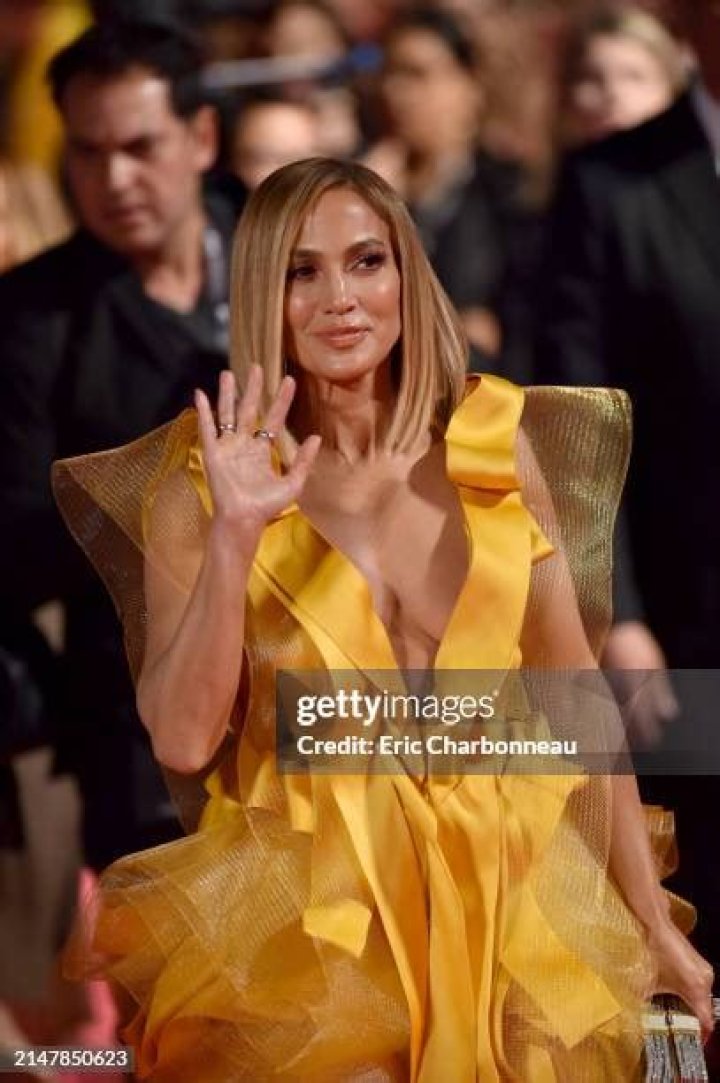Jennifer Lopez, Producer/Actress, STXfilms HUSTLERS Gala Premiere, Arrivals, Toronto International Film Festival, Canada - 07 Sep 2019 Wearing Maison Yeya