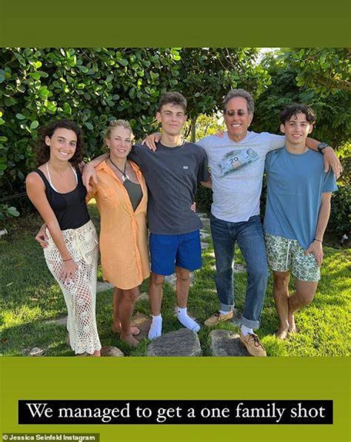Jerry Seinfeld on vacation with his wife Jessica in Saint-Tropez, in the south of France on June 28, 2023. Photo by ABACAPRESS.COM Pictured: Jessica Seinfeld,Jerry Seinfeld Ref: SPL8633330 280623 NON-EXCLUSIVE Picture by: AbacaPress / SplashNews.com Splash News and Pictures USA: 310-525-5808 UK: 020 8126 1009 United Arab Emirates Rights, Australia Rights, Bahrain Rights, Canada Rights, Greece Rights, India Rights, Israel Rights, South Korea Rights, New Zealand Rights, Qatar Rights, Saudi Arabia Rights, Singapore Rights, Thailand Rights, Taiwan Rights, United Kingdom Rights, United States of America Rights