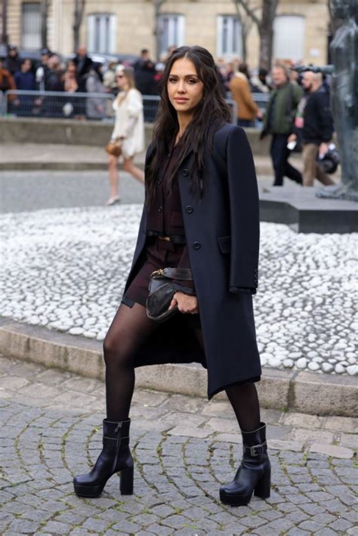 Jessica Alba At Miu Miu