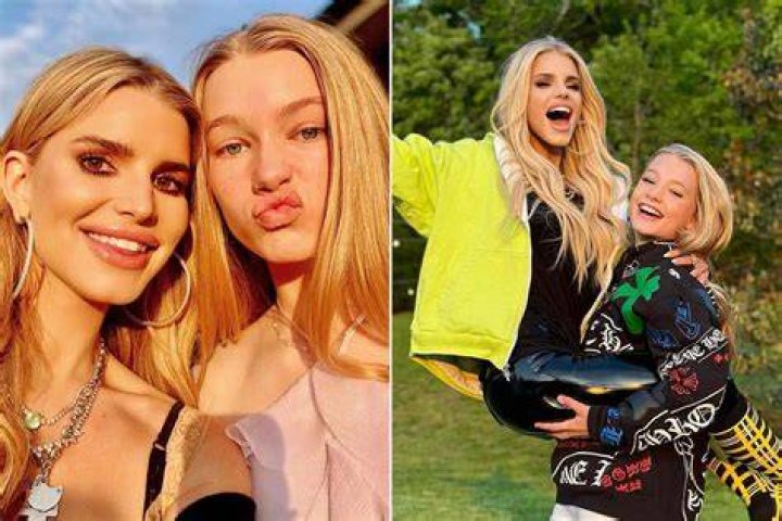 Jessica Simpson and Daughter Maxwell