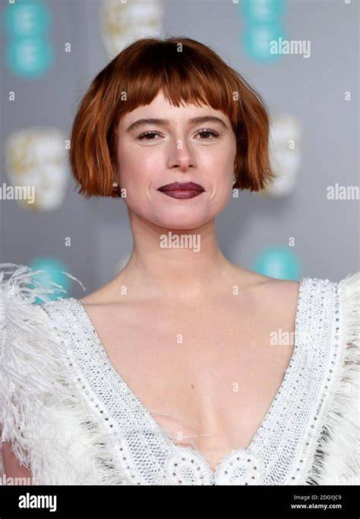 Jessie Buckley 73rd British Academy Film Awards, Arrivals, Fashion Highlights, Royal Albert Hall, London, UK - 02 Feb 2020 Wearing Miu Miu, Custom